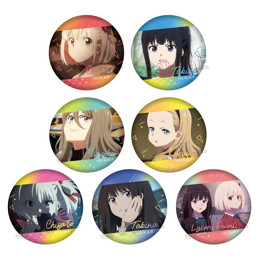 (PO) Lycoris Recoil Hyakumensou Can Badge Vol. 2 [BOX]