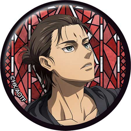 (PO) Attack on Titan Can Badge Set Eren & Jean