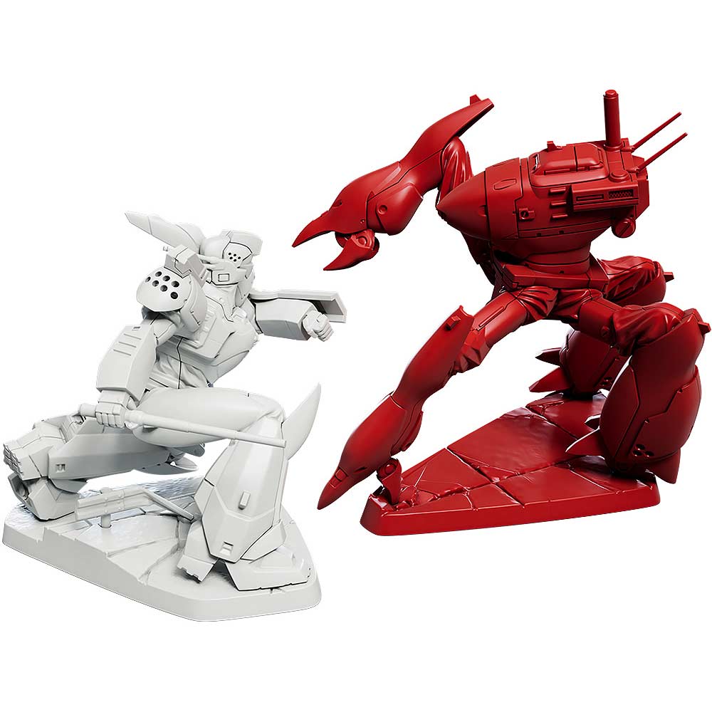 Mobile Police PATLABOR PLAMAX MF-71 minimum factory Ingram & Crab-Man High Leg Labor Color Ver.