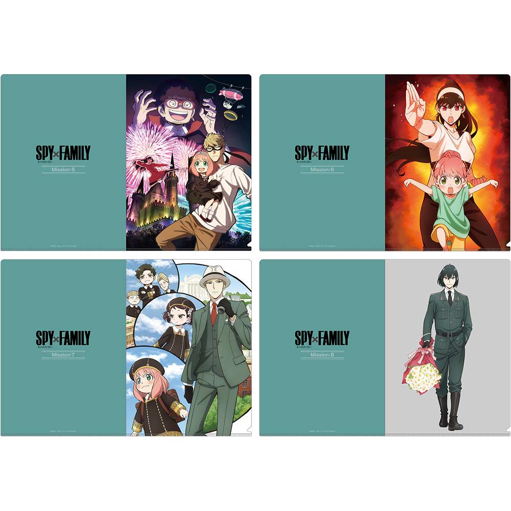 (PO) SPY x FAMILY Main Visual Clear File Set MISSION: 5 - 8