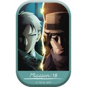 (PO) SPY x FAMILY Square Can Badge MISSION: 18 Uncle the Private Tutor / Daybreak