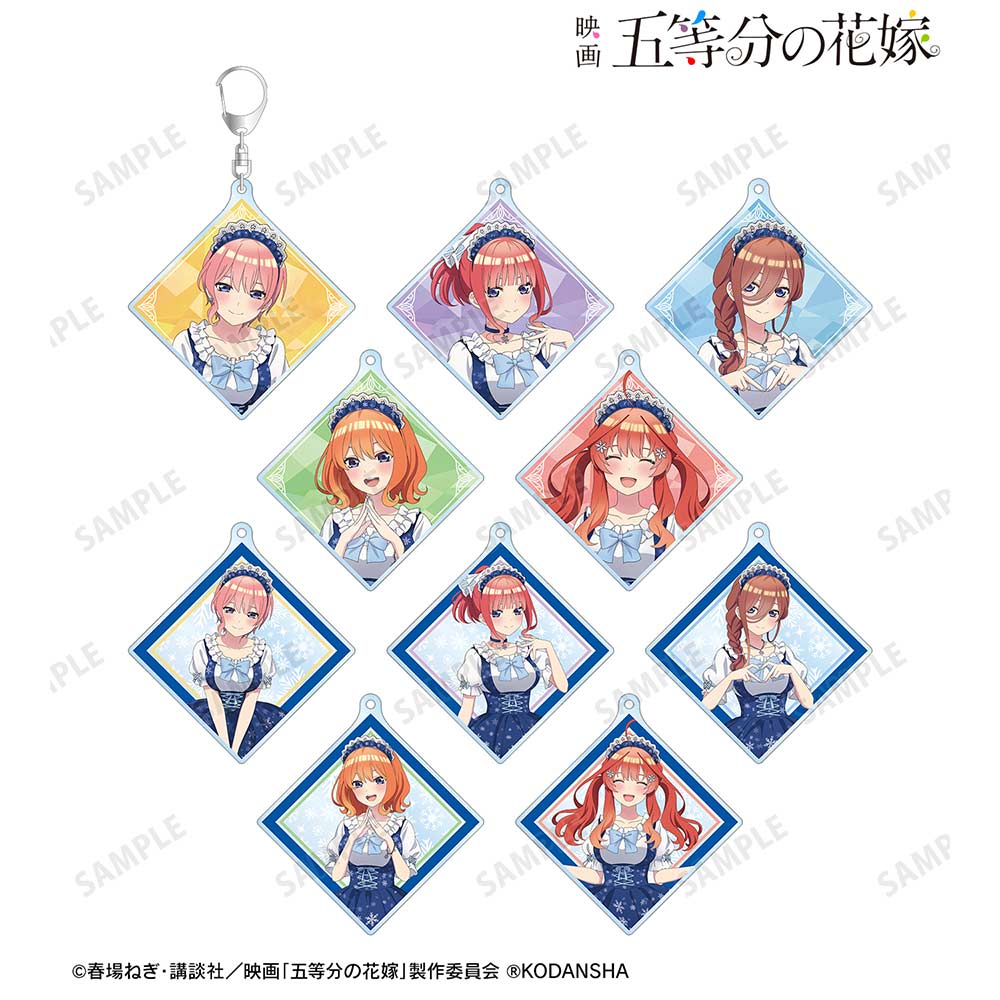 (PO) The Quintessential Quintuplets Movie Original Illustration Snow Maid Ver. Trading Acrylic Key Chain [BOX]