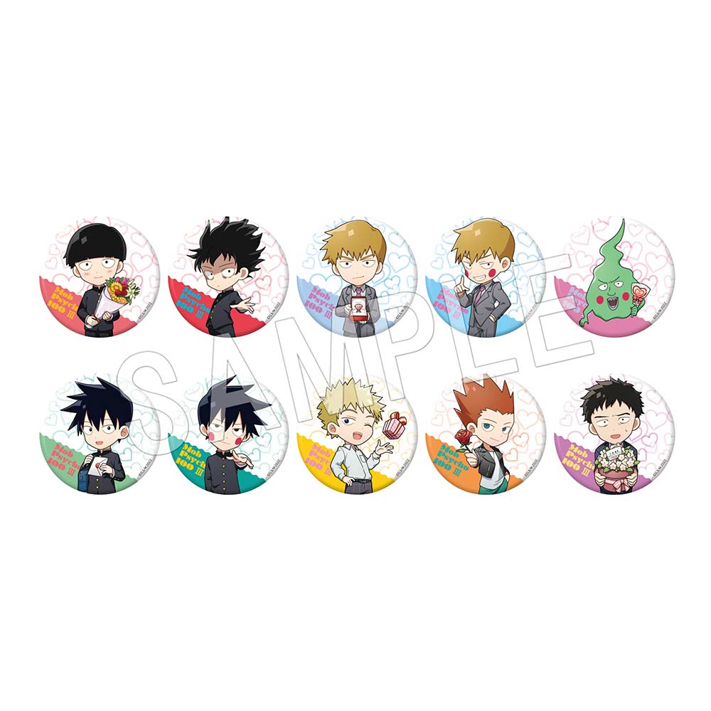 (PO) Mob Psycho 100 III Fortune Can Badge (Random Hologram) [BOX]