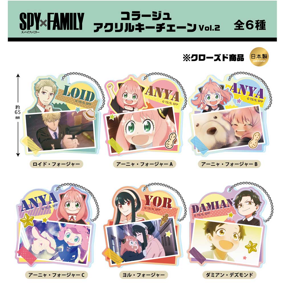 (PO) SPY x FAMILY Collage Acrylic Key Chain Vol. 2 [BOX]