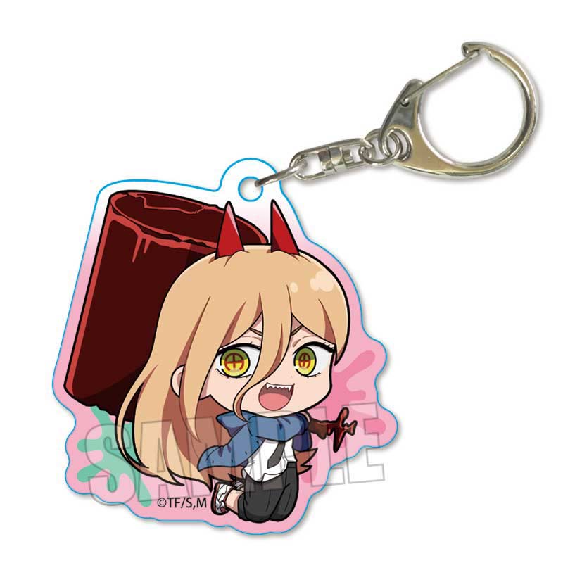 Chainsaw Man Action Series Acrylic Key Chain - Power