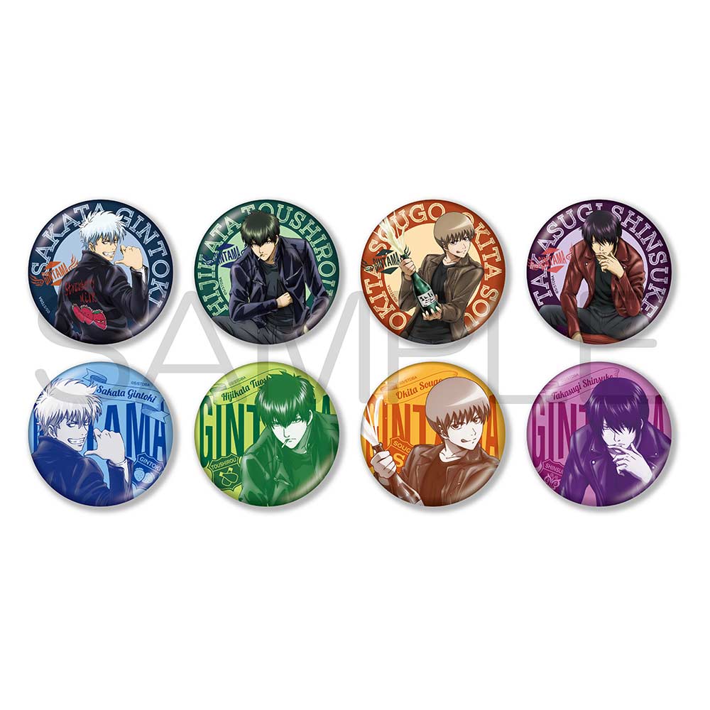 (PO) Gintama Big Kirakira Can Badge Collection Riders Ver. [BOX]