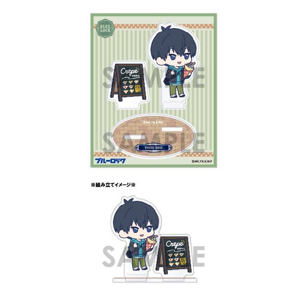 (PO) Blue Lock Mini Chara Acrylic Stand Let's Go Out! Vol. 1 Isagi Yoichi