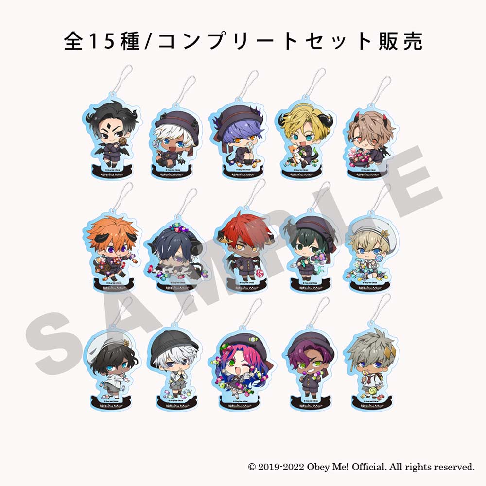 Obey Me! #Oshi to Ame Acrylic Stand Key Chain [BOX]