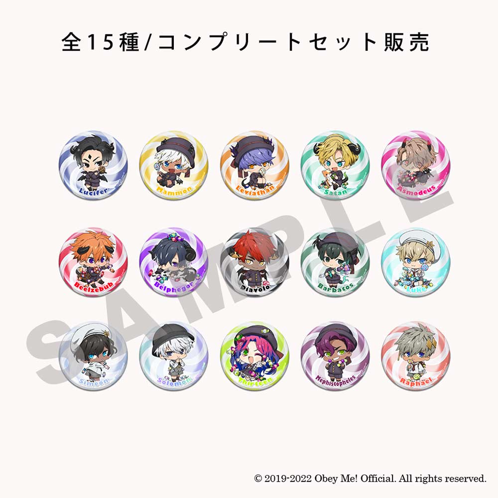 (PO) Obey Me! #Oshi to Ame Can Badge [BOX]