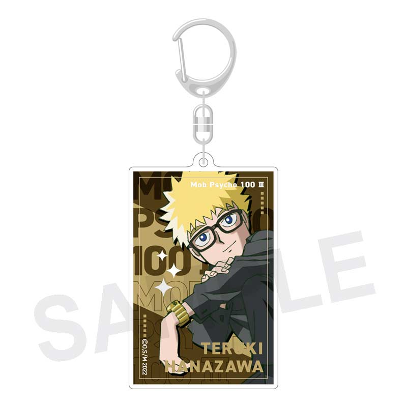 (PO) Mob Psycho 100 III Square Key Chain - Hanazawa Teruki