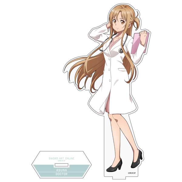 (PO) Sword Art Online Original Illustration Asuna Work Experience Acrylic Stand (Large) Doctor Ver.