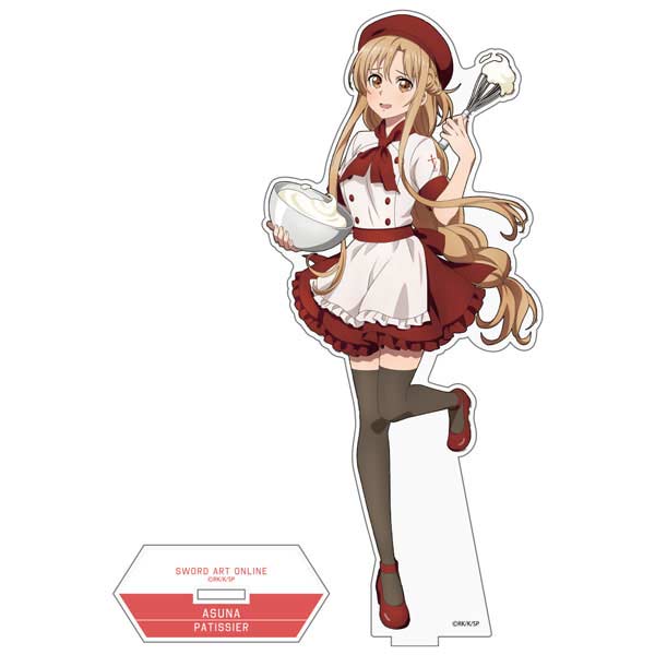 Sword Art Online Original Illustration Asuna Work Experience Acrylic Stand (Large) Patissier Ver.