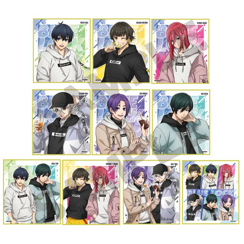 (PO) Blue Lock Trading Mini Shikishi Hoodie [BOX]