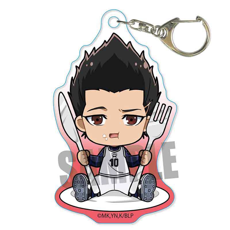 (PO) Gochi Chara Acrylic Key Chain Blue Lock - Barou Shouei