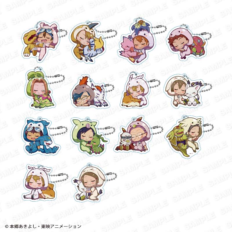 Digimon Adventure Series GyaoColle Trading Acrylic Key Chain [BOX]