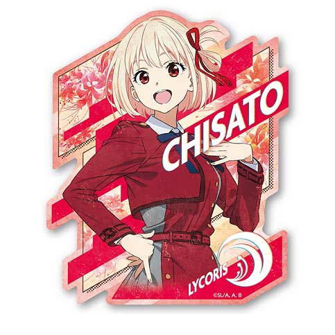 (PO) Lycoris Recoil Travel Sticker 1 Nishikigi Chisato