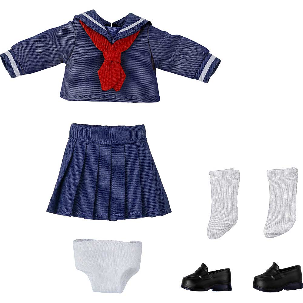 (PO) Nendoroid Doll Outfit Set Long-Sleeved Sailor Outfit (Navy)