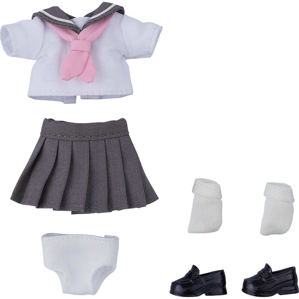 (PO) Nendoroid Doll Outfit Set Short-Sleeved Sailor Outfit (Gray)