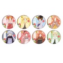 (PO) Can Badge Magical Girl Lyrical Nanoha Series 17 Hakama Ver. (Retro Art Illustration) [BOX]
