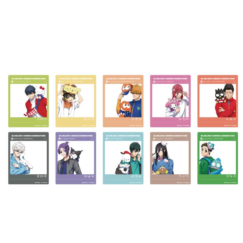 Acrylic Card Blue Lock x Sanrio Characters 01 Original Illustration [BOX]