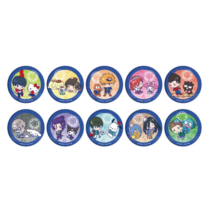 (PO) Can Badge Blue Lock x Sanrio Characters 01 Mini Character Illustration [BOX]