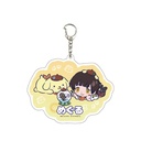 (PO) Deka Acrylic Key Chain Blue Lock x Sanrio Characters 02 Bachira Meguru x Pom Pom Purin (Mini Character Illustration)