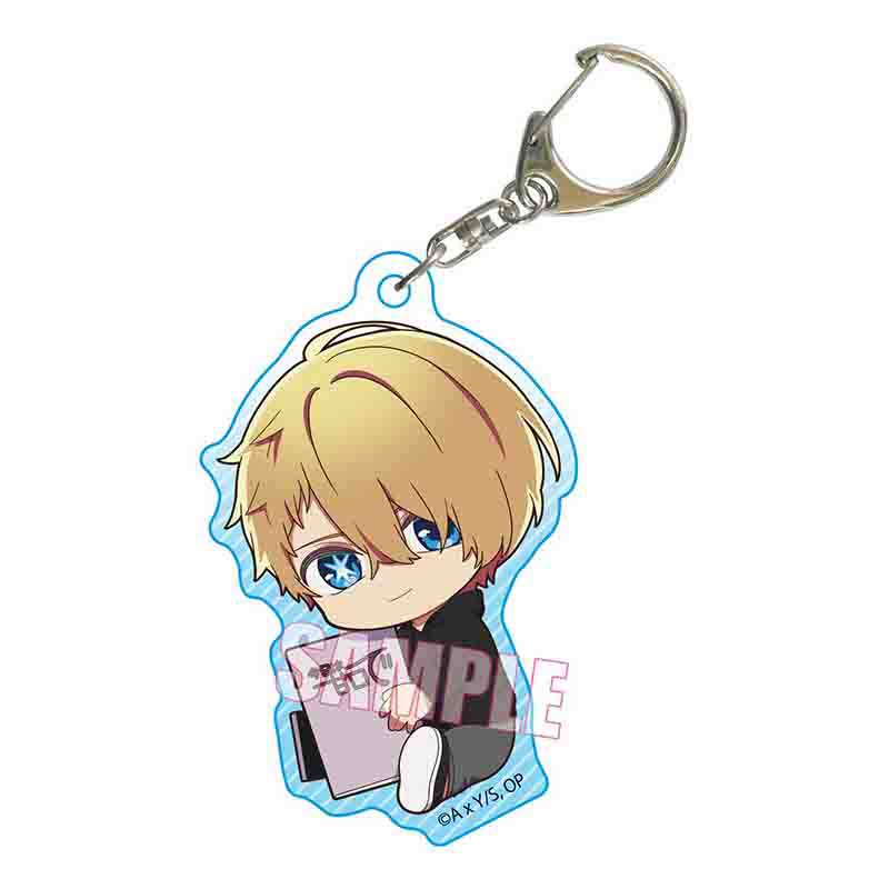 (PO) GyuGyutto Acrylic Key Chain Oshi no Ko - Aqua (Casual Outfit)
