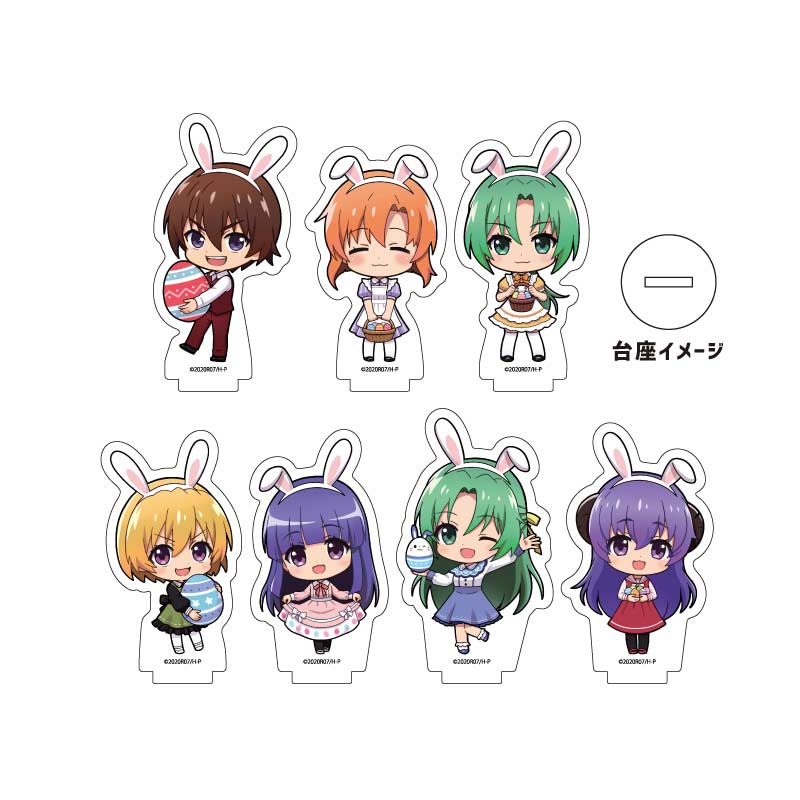 (PO) Acrylic Petit Stand Higurashi: When They Cry - Sotsu 08 Easter Ver. (Mini Character Illustration) [BOX]