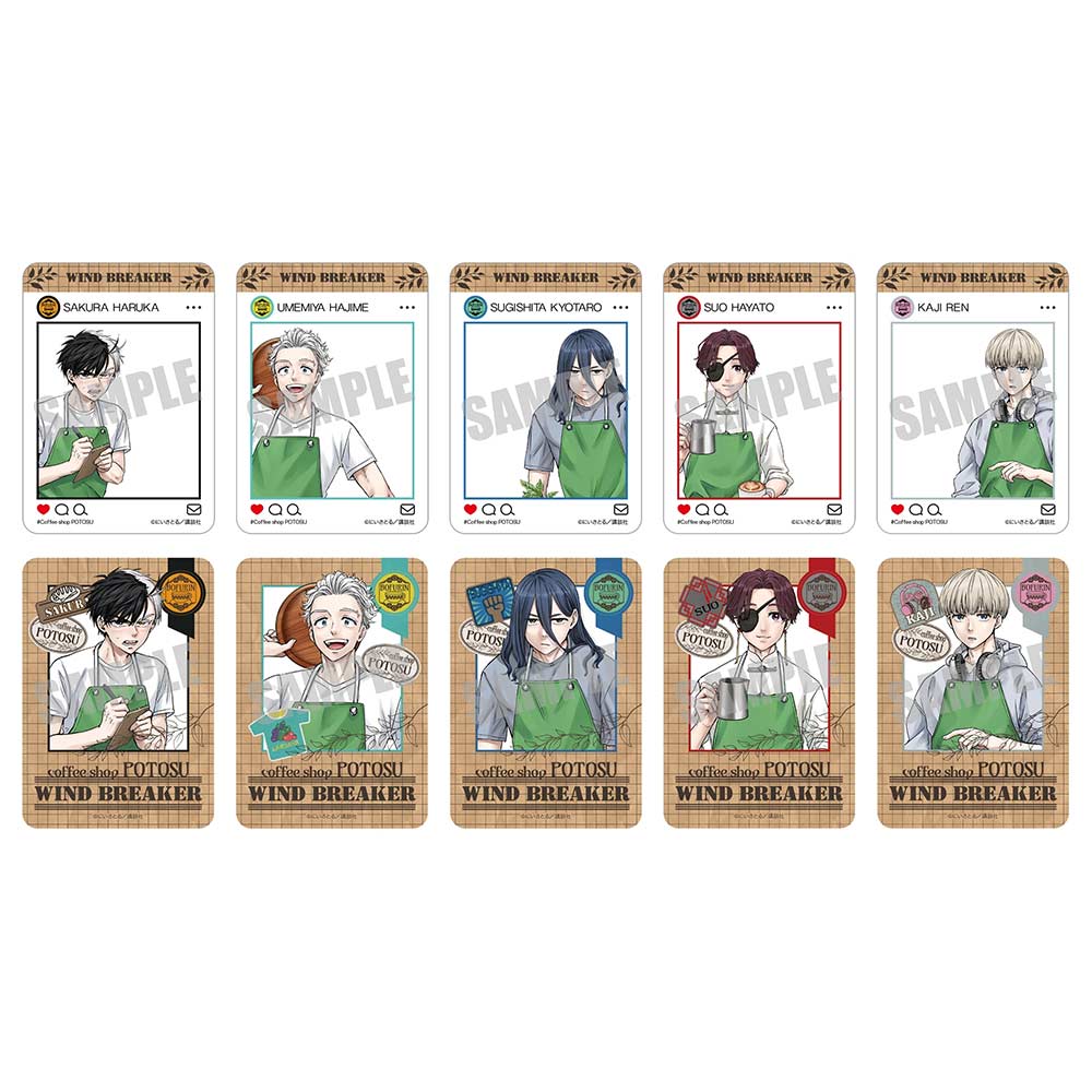 (PO) Wind Breaker Trading Clear Card Collection Coffee Shop Ver. [BOX]