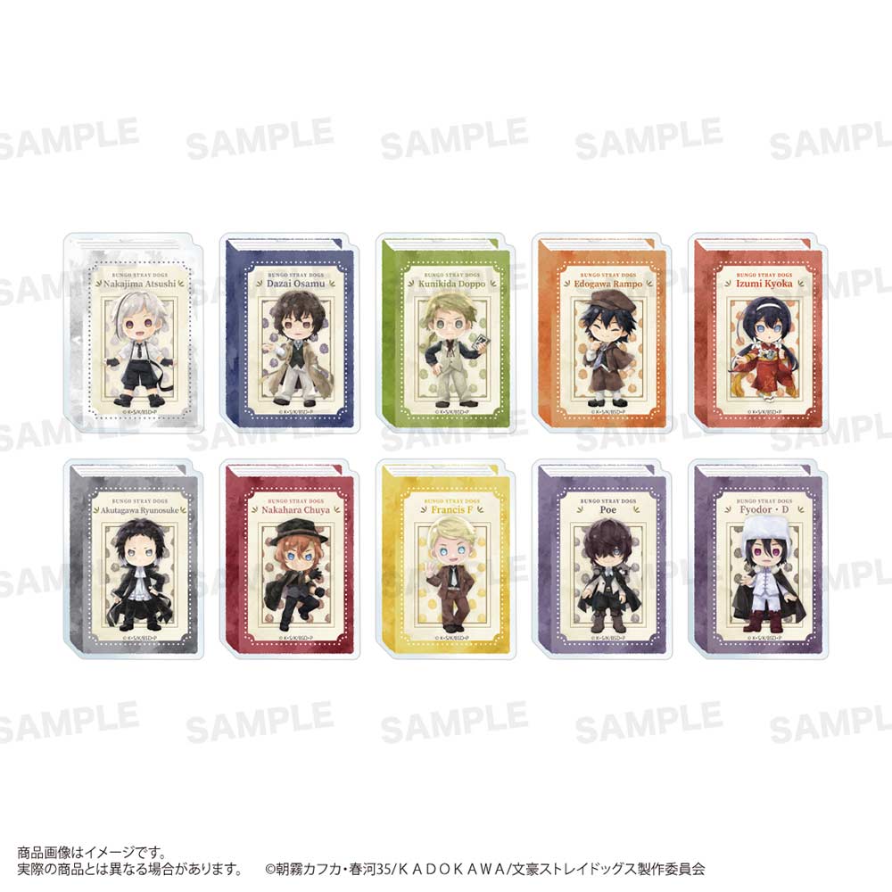 (PO) Bungo Stray Dogs Trading Acrylic Card Charamage [BOX]