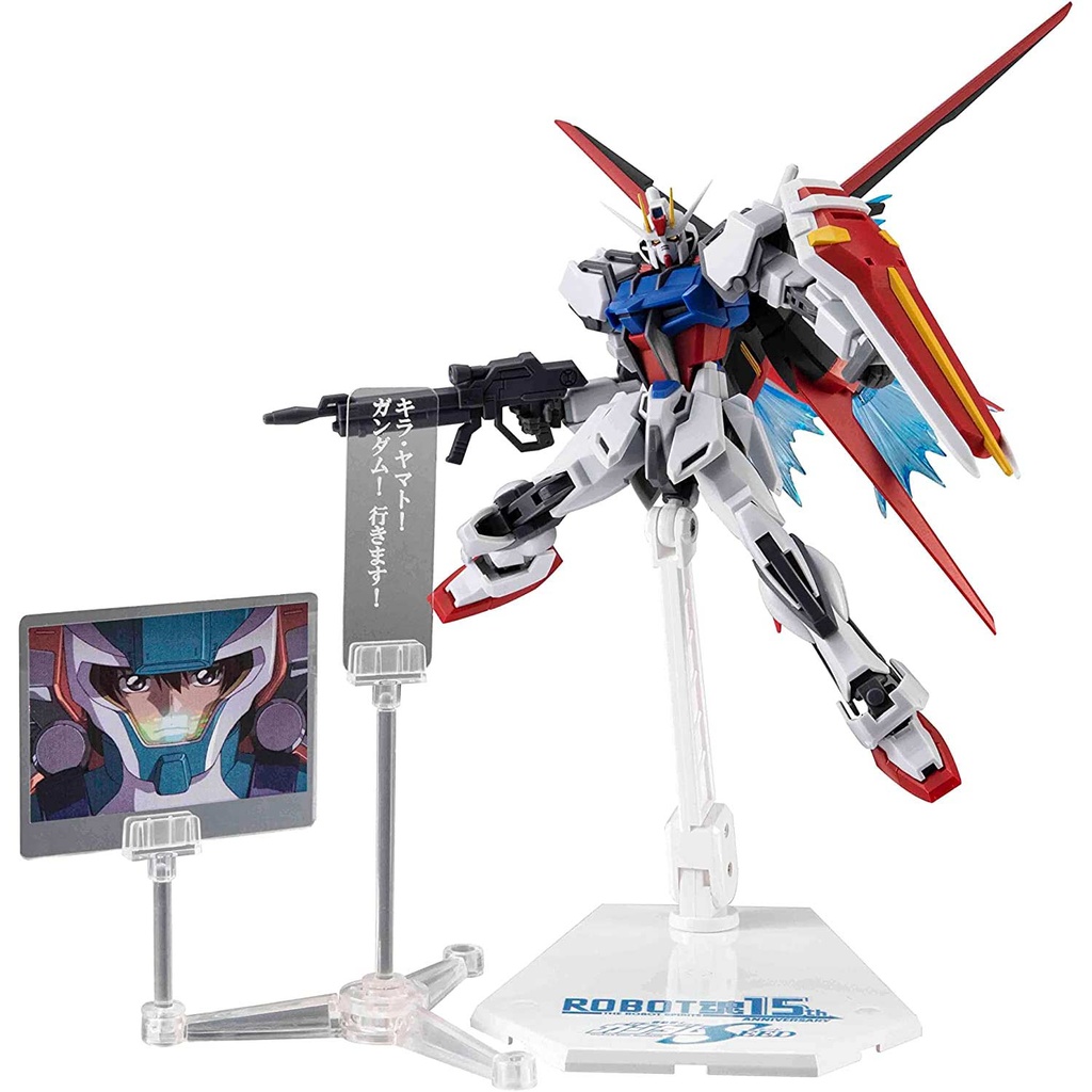 Robot Spirits <Side MS> Gundam SEED GAT-X105+AQM/E-X01 Aile Strike Gundam Ver. A.N.I.M.E. Robot Spirits 15th Anniversary