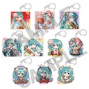 Hatsune Miku Trading Acrylic Key Chain Kyoto [BOX]