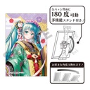 Hatsune Miku Art Can Badge - Twelve-layered Ceremonial Kimono