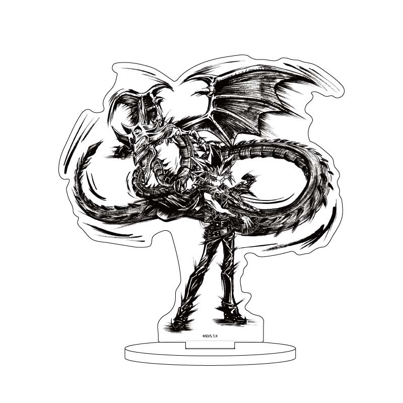 (PO) Chara Acrylic Figure Yu-Gi-Oh! Duel Monsters 09 Yami Yugi & Slifer the Sky Dragon (Sumie Illustration)
