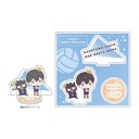 Acrylic Figure Plate Haikyu!! x Sanrio Characters 02 Kageyama Tobio / Bad Badtz-Maru (Mini Character Illustration)