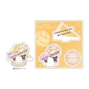 (PO) Acrylic Figure Plate Haikyu!! x Sanrio Characters 03 Tsukishima Kei / My Melody (Mini Character Illustration)