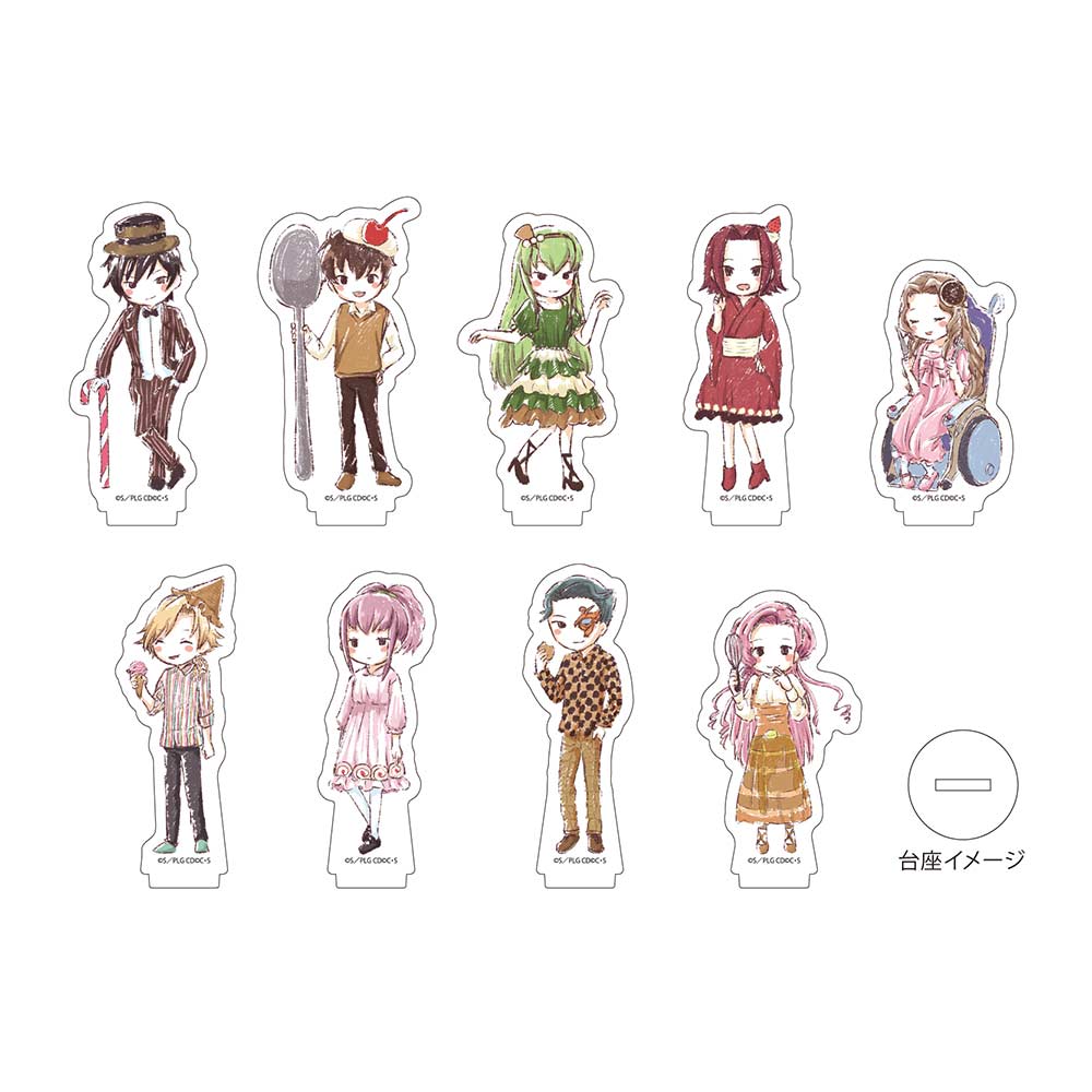 (PO) Acrylic Petit Stand Code Geass Lelouch of the Rebellion 09 Sweets Ver. (Graff Art Illustration) [BOX]