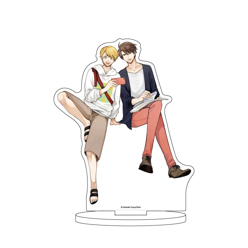 (PO) Chara Acrylic Figure Fukoukun wa Kiss Surushikanai! 14 Shinomiya Naoya & Fukuhara Kouta (Original Illustration)