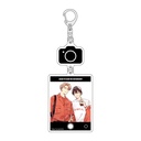 Linked Acrylic Key Chain Akari to Kare wa Nayamashii 04 Wakamiya Mizuki & Sakurai Akari (Original Illustration)