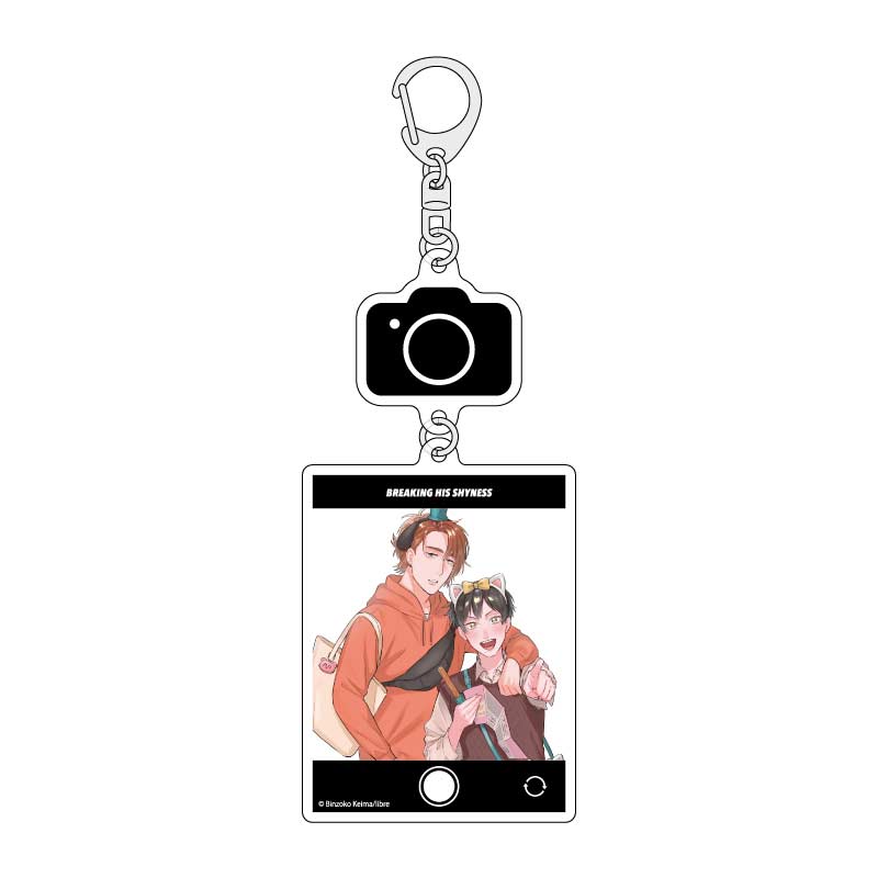 (PO) Linked Acrylic Key Chain Breaking His Shyness 03 Kotaka Akikuni & Satomi Shuji (Original Illustration)