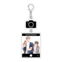 (PO) Linked Acrylic Key Chain Neco-senpai to Necokaburi-kun 05 Nekogami Aoi & Kani Naoya (Original Illustration)