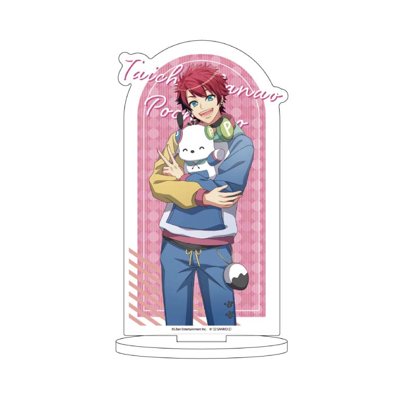 (PO) Chara Acrylic Figure A3! x Sanrio Characters 03 Nanao Taichi x Pochacco (Original Illustration)