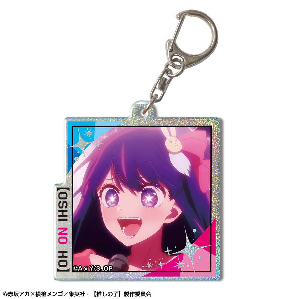 Oshi no Ko Hologram Acrylic Key Chain Design 06 Ai F