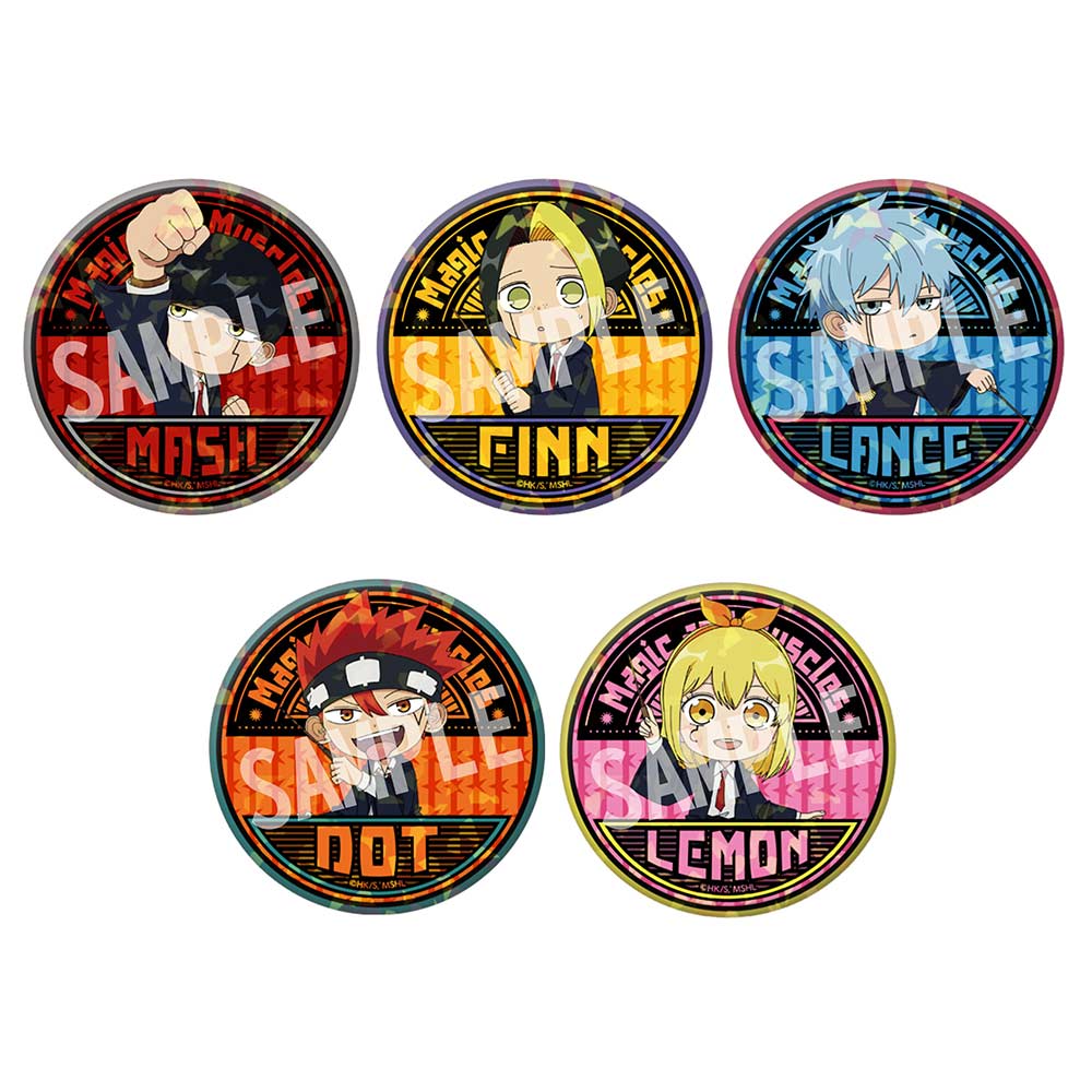 (PO) Mashle: Magic and Muscles Trading Hologram Can Badge Normal Ver. [BOX]