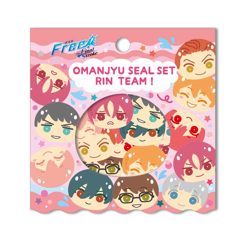 (PO) Free! the Final Stroke Omanju Sticker Set 2 Rin Team