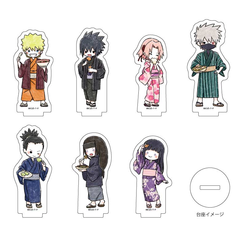 Acrylic Petit Stand NARUTO Shippuden 09 Eating Around Ver.(Graff Art Illustration) [BOX]