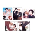 (PO) Acrylic Card Mayonaka no BL Henshubu wa Yume wo Miru 01 Official & Original Illustration [BOX]