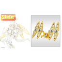 (PO) M.S.G Modeling Support Goods Heavy Weapon Unit 45 Exceed Binder 2 White Ver.