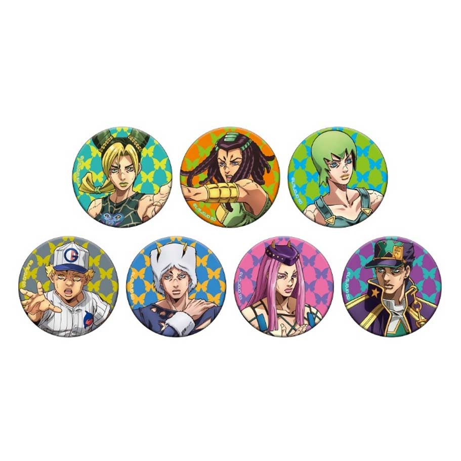 (PO) JoJo's Bizarre Adventure: Stone Ocean Original Illustration Can Badge Collection AM [BOX]