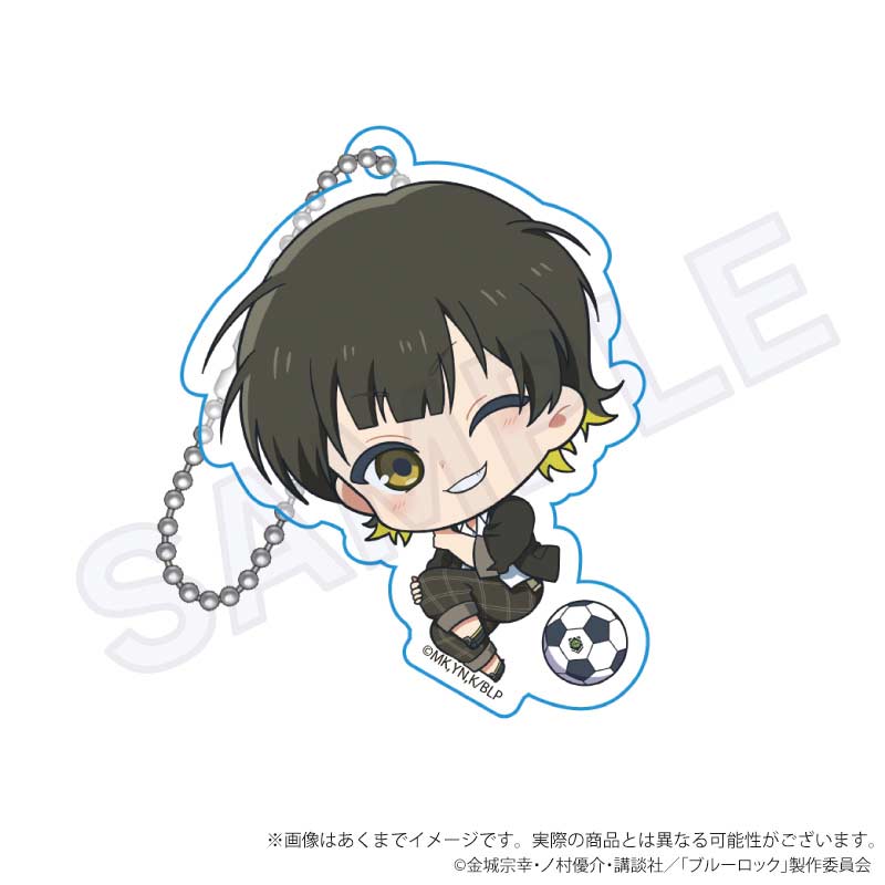 Blue Lock Acrylic Key Chain Nekorobi Mini Character Ver. Bachira Meguru